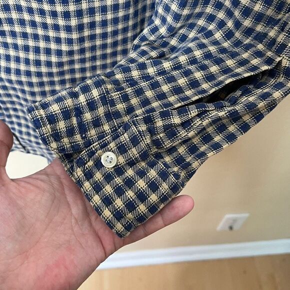 Abercrombie&Fitch Shirt Mens XL Button 
Down Pocket Long Sleeve Plaid Cotton - Picture 6 of 9